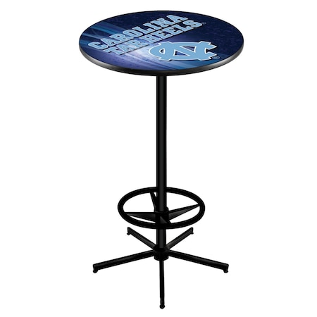 Holland Bar Stool Co 42" Black North Carolina Pub Table, 28" dia. Top L216B4228NorCar-D2